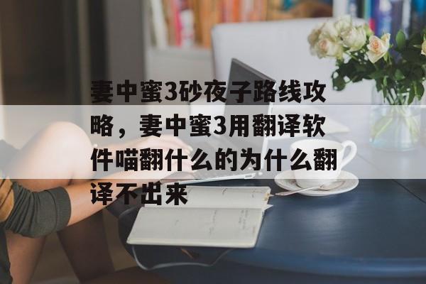 妻中蜜3砂夜子路线攻略，妻中蜜3用翻译软件喵翻什么的为什么翻译不出来