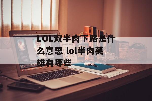 LOL双半肉下路是什么意思 lol半肉英雄有哪些