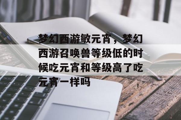 梦幻西游敏元宵,梦幻西游召唤兽等级低的时候吃元宵和等级高了吃元宵一样吗 梦幻西游敏元宵,梦幻西游召唤兽等级低的时候吃元宵和等级高了吃元宵一样吗