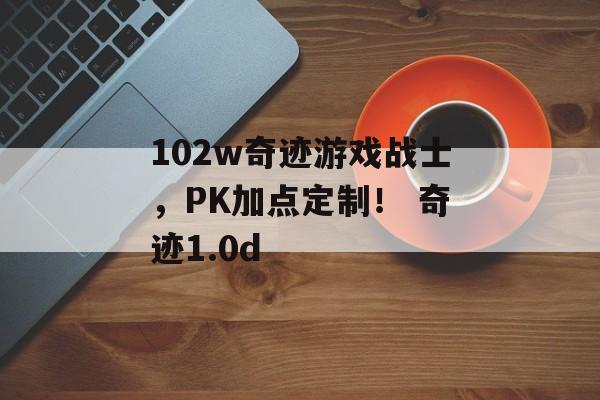 102w奇迹游戏战士,PK加点定制! 奇迹1.0d