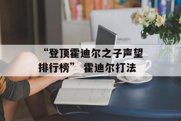 “登顶霍迪尔之子声望排行榜” 霍迪尔打法