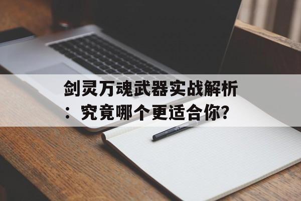 剑灵万魂武器实战解析：究竟哪个更适合你？